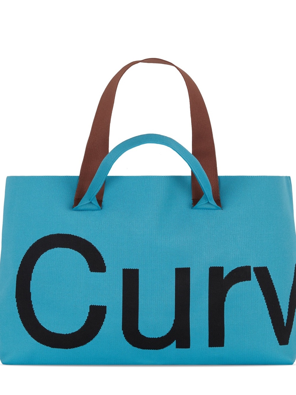 Curves by Sean Brown Curves Knit Tote- Cerulean